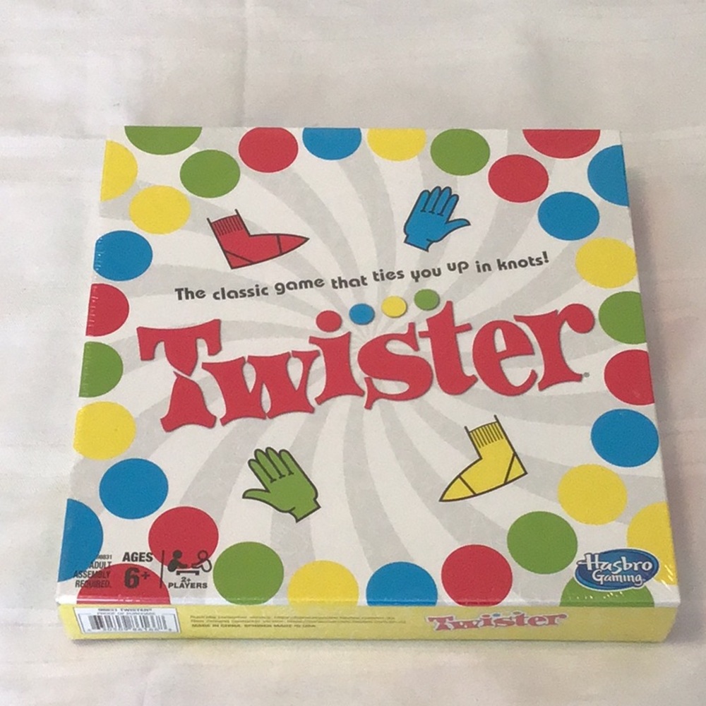 Hasbro twisted board game ages 6+ party game sealed 98831